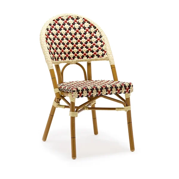 Evy rouge noir crème